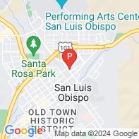 View Map of 842 California Blvd.,San Luis Obispo,CA,93401